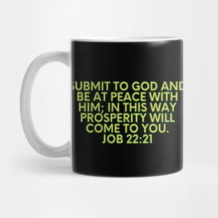 Bible Verse Job 22:21 Mug